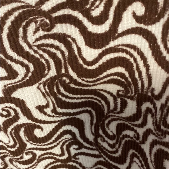 BDG Swirl Pattern Pants in Brown and White & Wide Corduroy Pant Size 27 - Picture 6 of 9